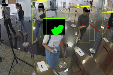 Fig 2 VigilantGantry checking for exposed skin on detected faces
